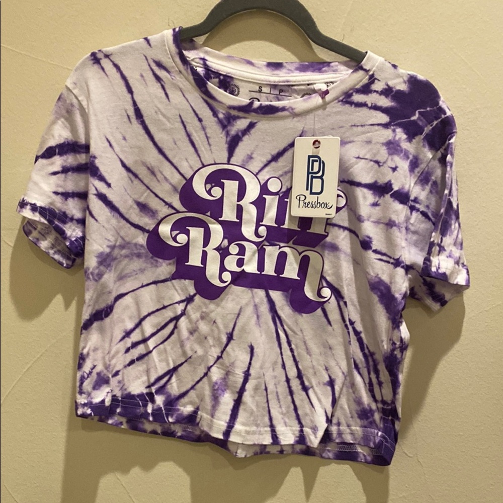 Pressbox  TCU Purple Tie-Dye Tee
